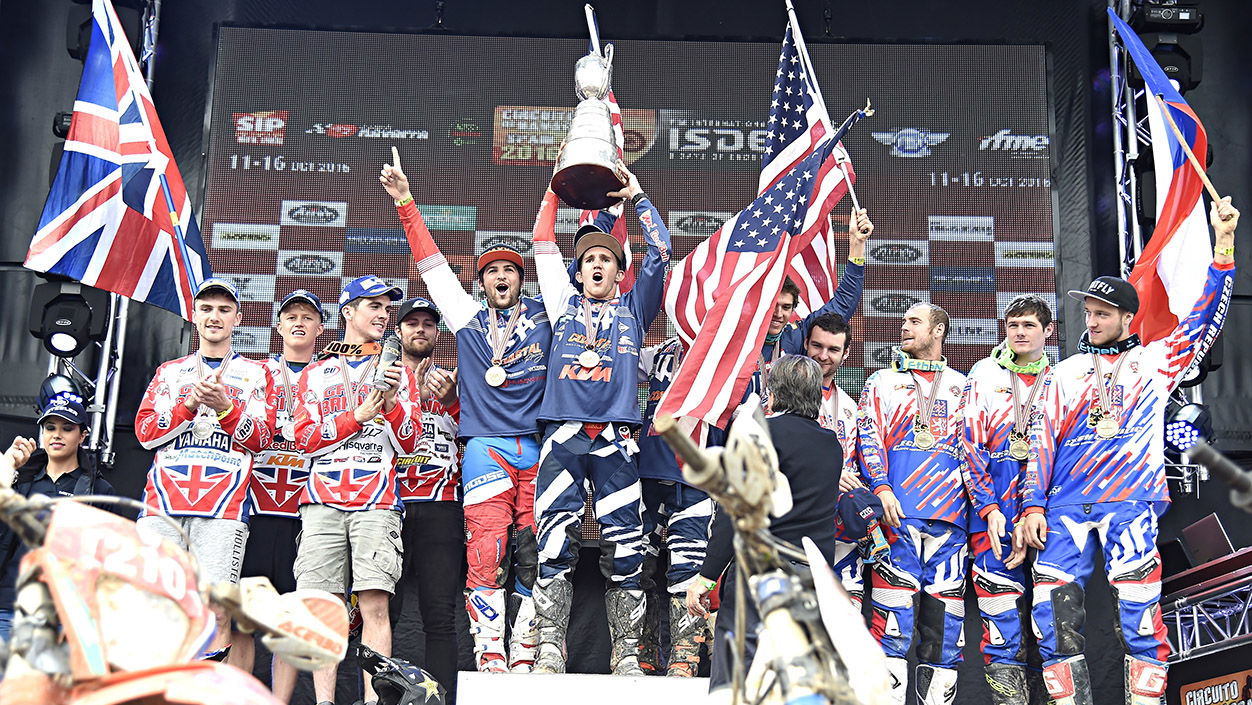Team USA wins 2016 International Six Days Enduro